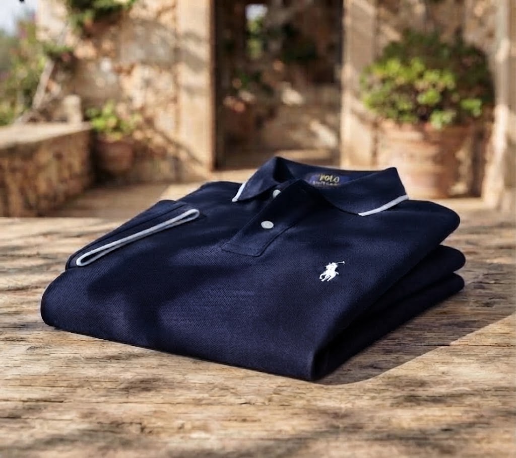 Navy Blue Polo T-Shirt