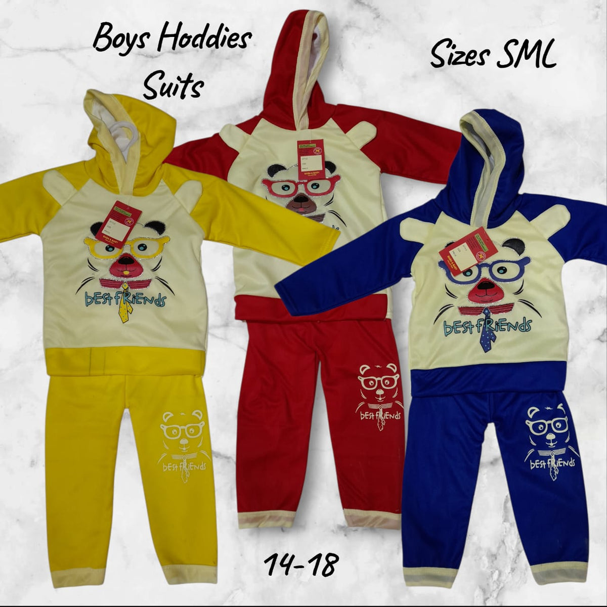 Boys Hoodie Suit Set – Stylish Winter Wear