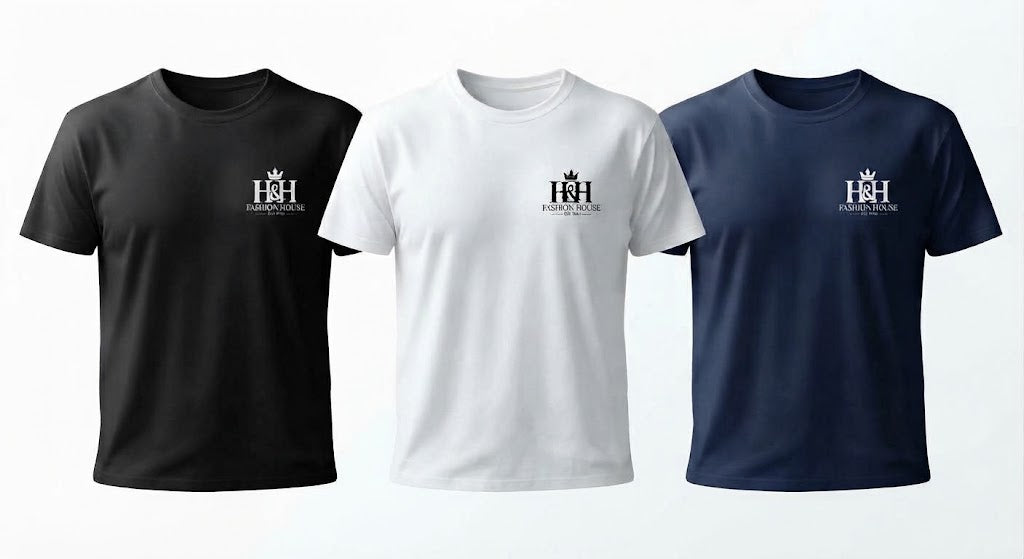 Premium Signature V-Neck Cotton T-Shirt ⭐