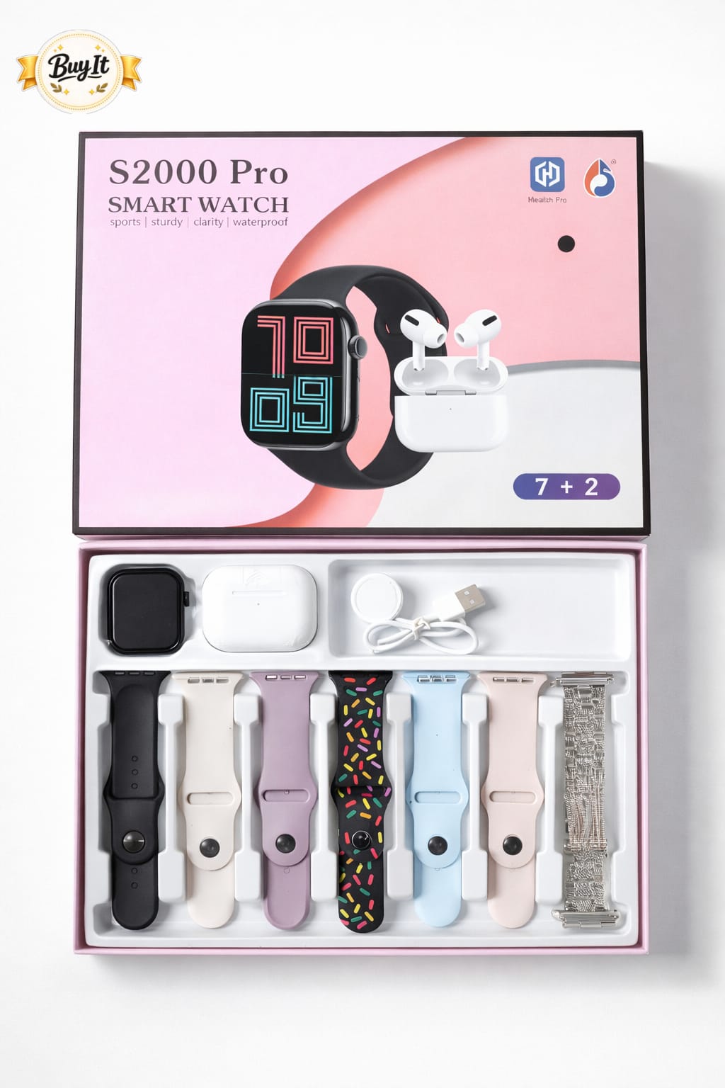 Ultra Series Smart Watch Combo Gift Set ⌚🎁❤️ - N013