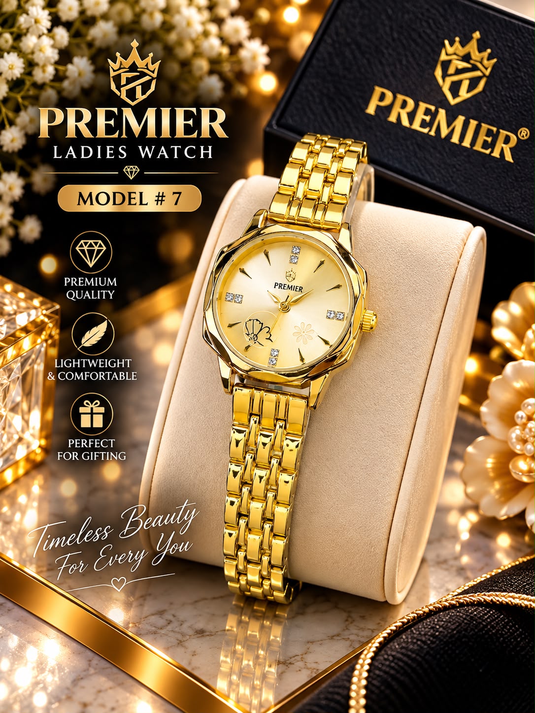 Premier Ladies Fancy Watch ⌚✨ - N019