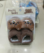 Newborn Baby Socks Booties – Mix Random Colors (Any Color May Be Sent)