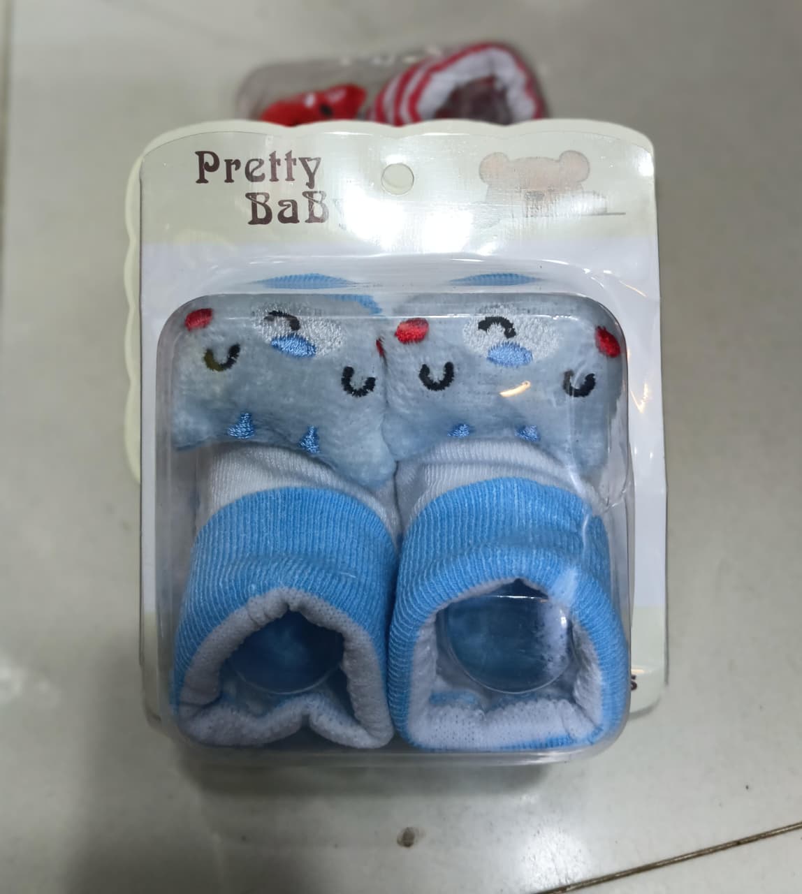 Newborn Baby Socks Booties – Mix Random Colors (Any Color May Be Sent)