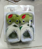 Newborn Baby Socks Booties – Mix Random Colors (Any Color May Be Sent)