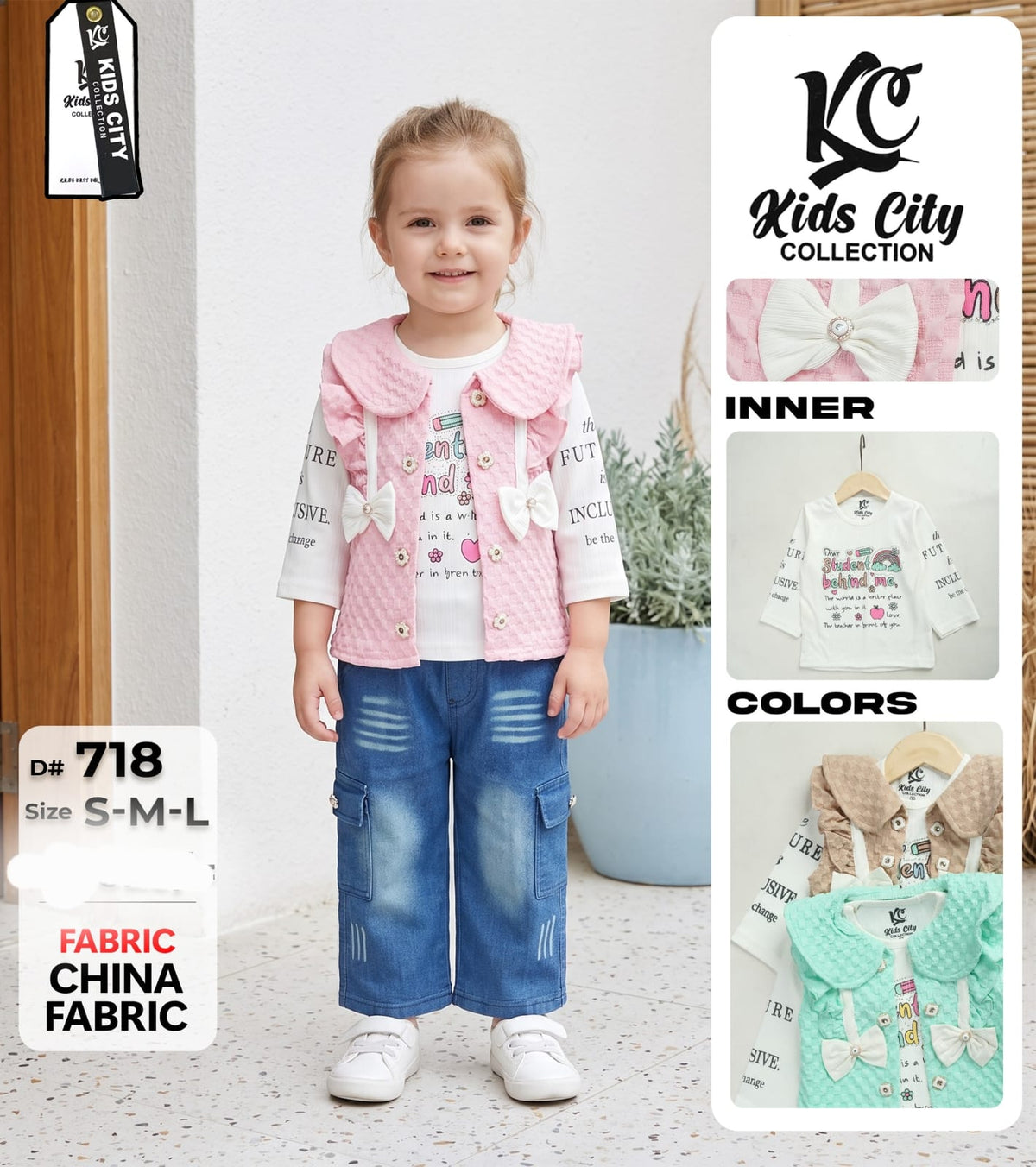 Girls Fancy 3-Piece Suit