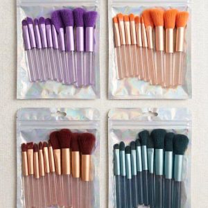 Pouch Makeup Brush 10-Piece Set – Soft Brushes | Original Quality