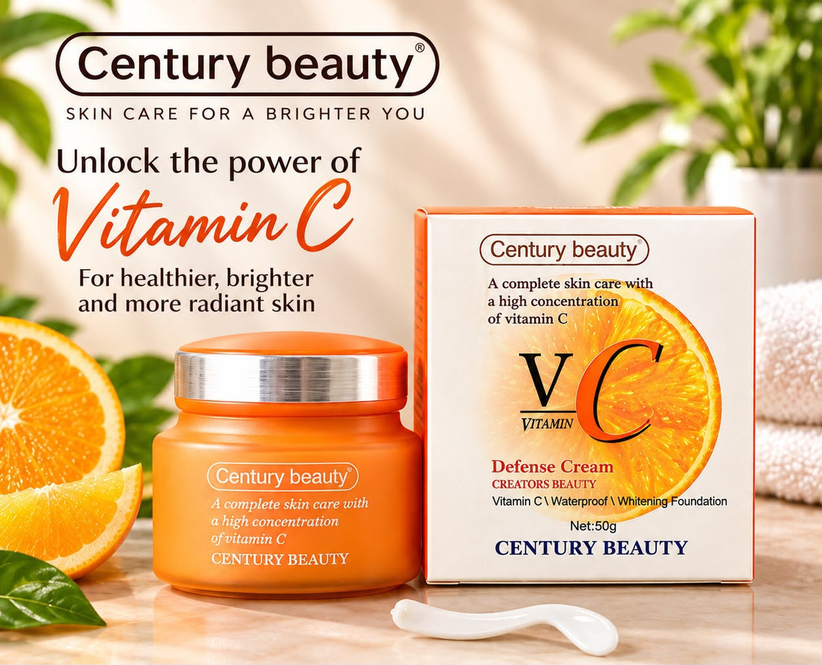 Century Beauty VC Foundation 50G – Original | Waterproof Whitening Foundation | Natural Shade