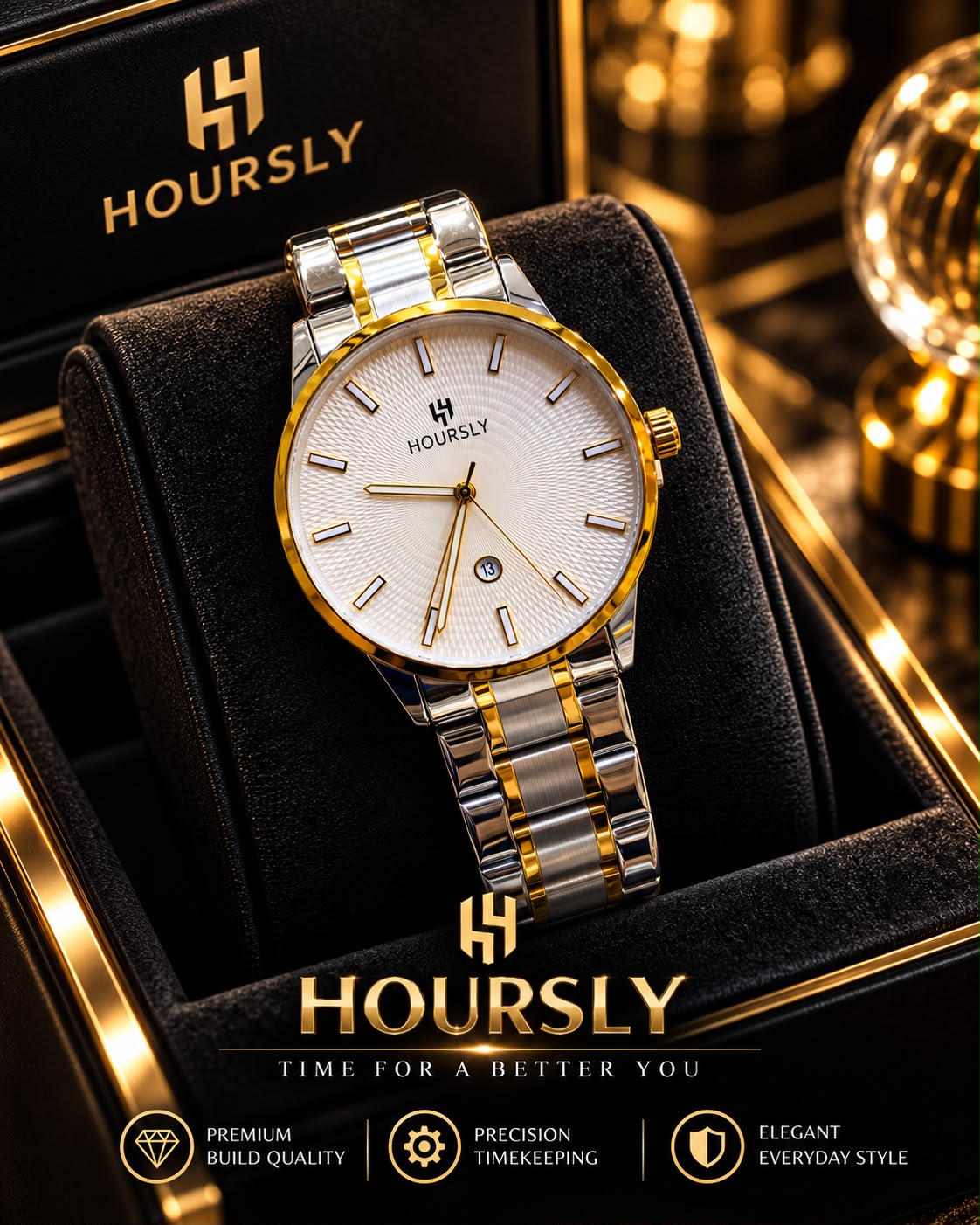 Gents Premium Chain Watch with High Quality Box – G16 Hoursly