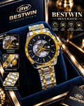 Gents Premium Chain Watch with High Quality Box – G02 Bestwin