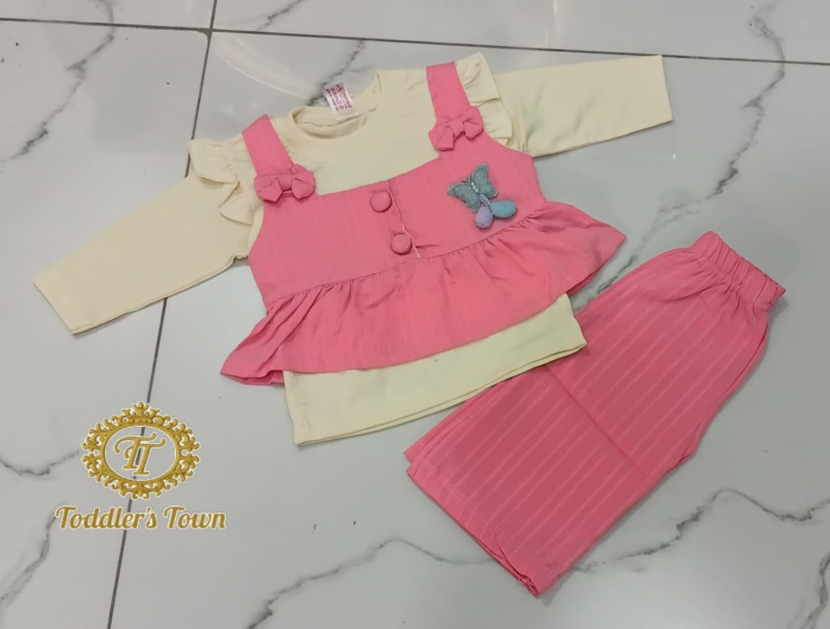 Girls 3-Piece Baby Suit Set