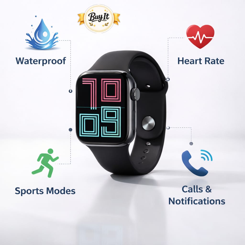 Ultra Series Smart Watch Combo Gift Set ⌚🎁❤️ - N013