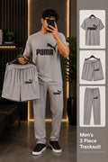 Men’s 3-Piece Set – T-Shirt, Trouser & Shorts
