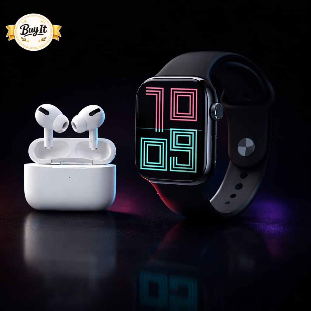 Ultra Series Smart Watch Combo Gift Set ⌚🎁❤️ - N013